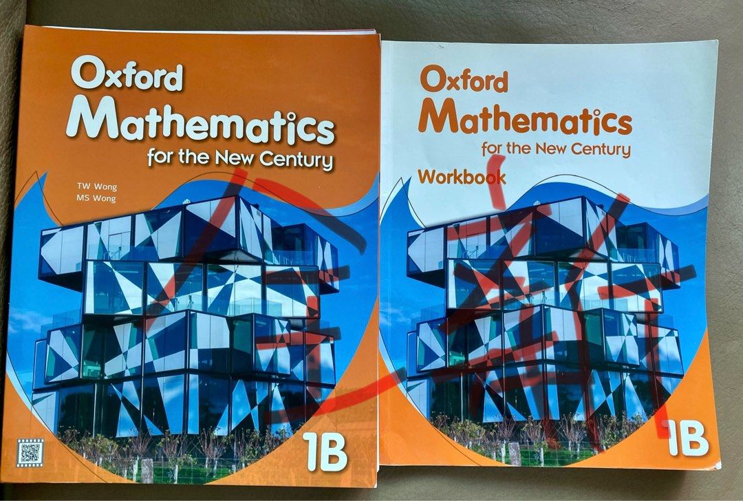 Oxford Mathematics 1B書99%新$180及作業全新$50/95%新1A書$150