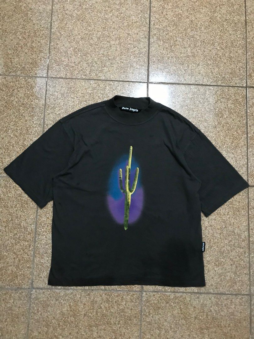 Palm Angels Cactus Tee Men s Fashion Tops Sets Tshirts Polo Shirts on Carousell