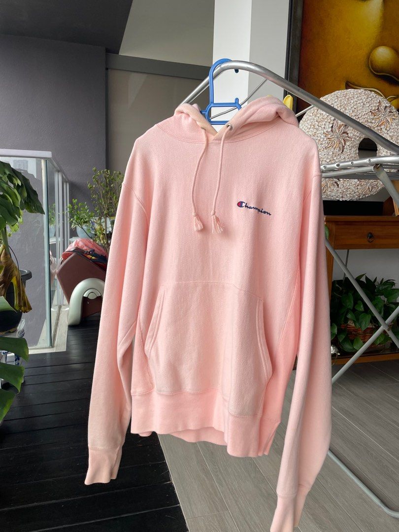 Pink Champion Hoodie Women s Fashion Coats Jackets and Outerwear on Carousell