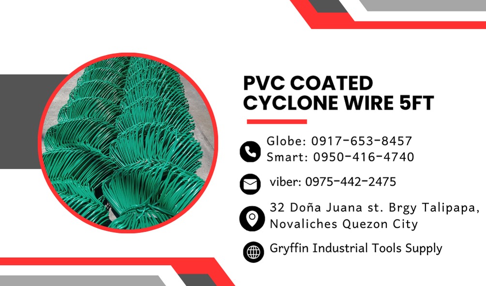 pvc coated cyclone wire 5ft, Commercial & Industrial, Industrial ...