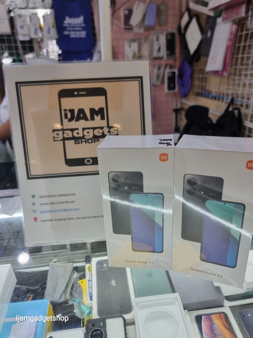 Redmi note 13 (Category: Xiaomi) located in Pasig City. Submitted by ijamgadgets (Listing ID 1323540249, Image 1). Description: Redmi note 13 brandnew sealed 128gb 📌we do cod in metro manila and near provinces just add sf only 📌can visit in my store at greenhills shopping center 📌we do LBC transaction 📌we accept credit card in store 📌for fast transaction make acall 09291593032/09297180543.