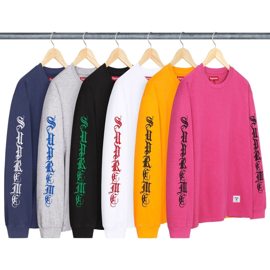 Long sleeve supreme new arrivals