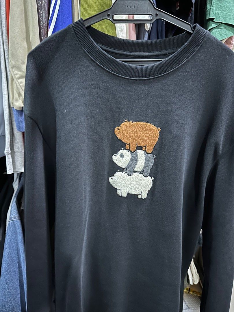 Sweatshirt We Bare Bears Men s Fashion Tops Sets Tshirts Polo Shirts on Carousell
