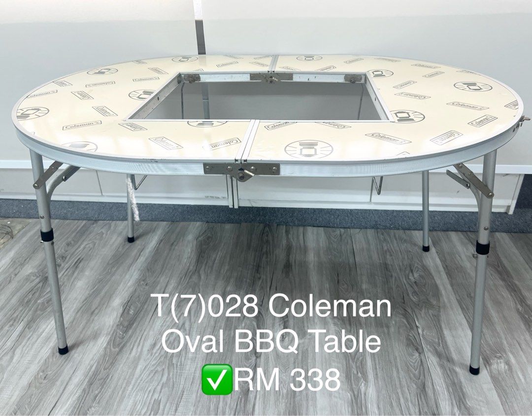 Coleman BBQ テーブル 0614G1) 1円～ Coleman(コールマン Coleman Oval