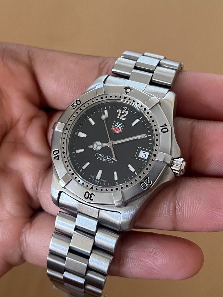 TAG HEUER PROFESSIONAL 2000 JAM TANGAN BEKAS SECOND ORIGINAL Fesyen Pria Jam Tangan di Carousell