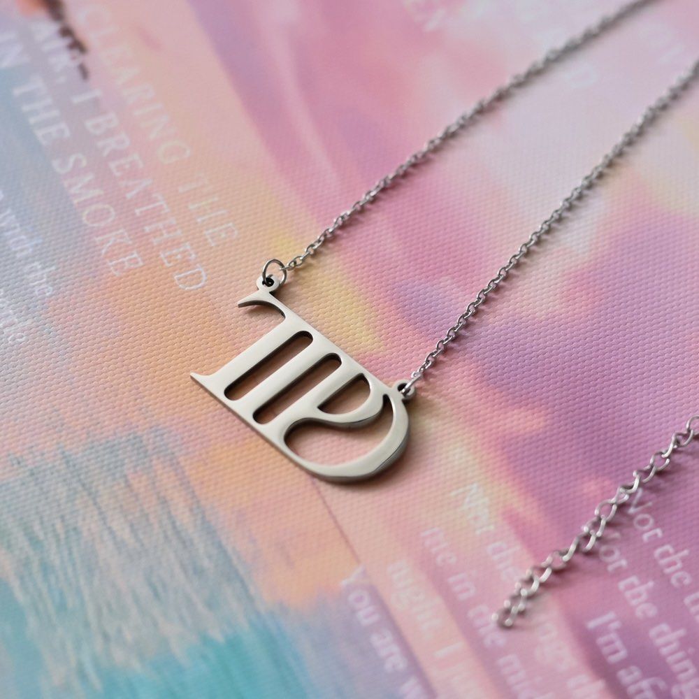 Taylor Swift Inspired Necklace “TTPD” In Stainless Steel