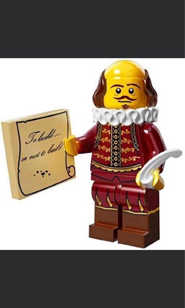 The Lego Movie William Shakespeare Minifigure From 71004 Hobbies Toys Toys Games on Carousell
