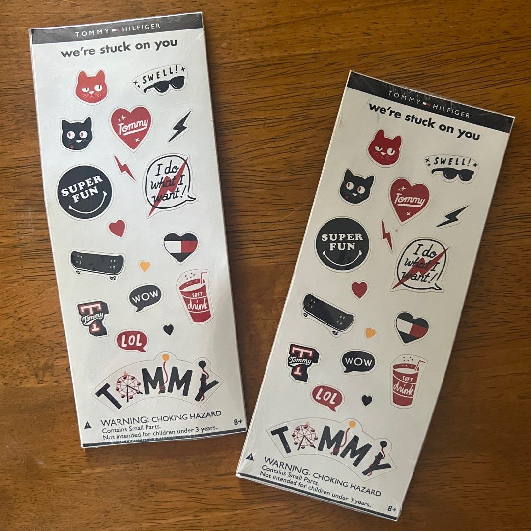 Tommy Hilfiger Stickers (Category: Tshirts & Polo Shirts ) located in Quezon City. Submitted by skipbucks (Listing ID 1323514266, Image 2). Description: For Sale TH Stickers php200 for both Delivery shouldered by customer. Sale is final after purchase Thank you.