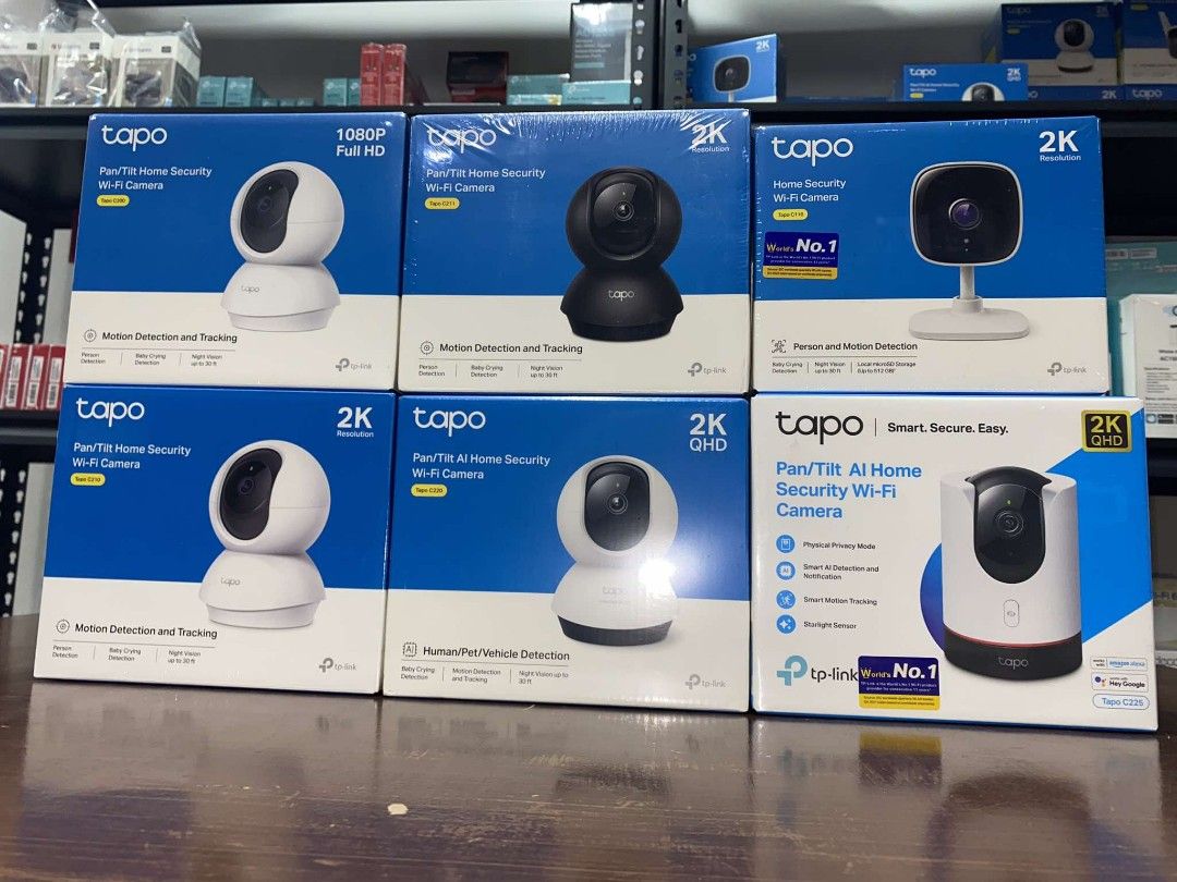 Tplink Tapo Cctv Indoor (Category: Security Systems & CCTV Cameras) located in Pasig City. Submitted by techubstoreandaccessories (Listing ID 1323510344, Image 2). Description: 🔻 Tplink Tapo Cctv Indoor (starts @ 1,120.00) ▪️TP-Link Tapo C110 2K 3MP Home Security Wi-Fi Camera ▪️TP-Link Tapo C200 1080p FHD Pan/Tilt Home Security Wi-Fi Camera ▪️TP-Link Tapo C210 2K 3MP Pan/Tilt AI Home Security Wi-Fi Camera ▪️TP-Link Tapo C211 2K 3MP Pan/Tilt AI H