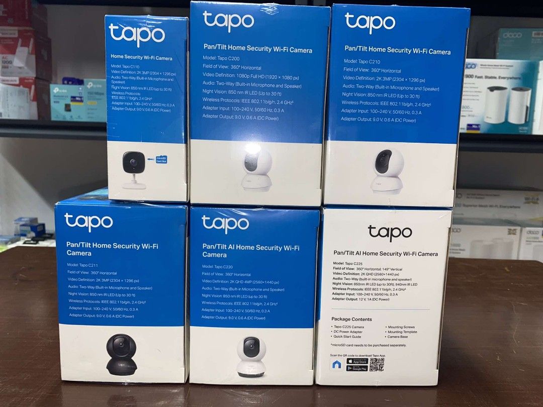 Tplink Tapo Cctv Indoor (Category: Security Systems & CCTV Cameras) located in Pasig City. Submitted by techubstoreandaccessories (Listing ID 1323510344, Image 3). Description: 🔻 Tplink Tapo Cctv Indoor (starts @ 1,120.00) ▪️TP-Link Tapo C110 2K 3MP Home Security Wi-Fi Camera ▪️TP-Link Tapo C200 1080p FHD Pan/Tilt Home Security Wi-Fi Camera ▪️TP-Link Tapo C210 2K 3MP Pan/Tilt AI Home Security Wi-Fi Camera ▪️TP-Link Tapo C211 2K 3MP Pan/Tilt AI H