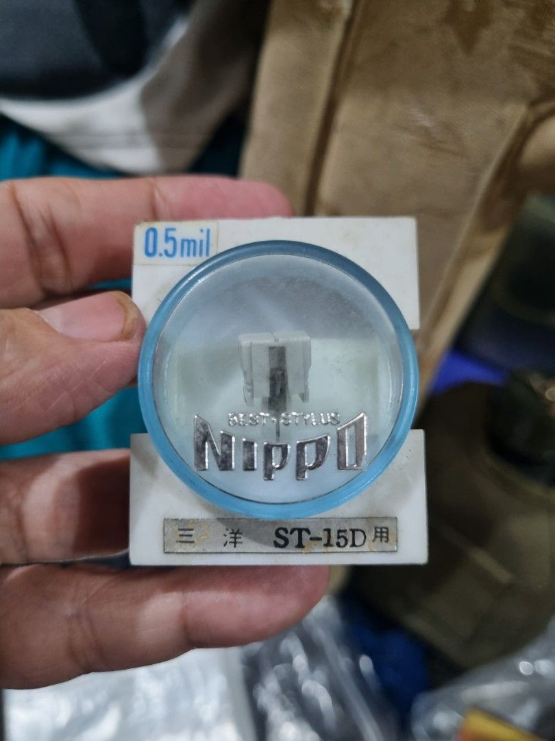 Turn table stylus (Category: Other Audio Equipment) located in Davao. Submitted by rbjuvyreyn18879 (Listing ID 1323604083, Image 3). Description: imported from japan.... Nippo stylus..ST - 15D..0.5mil..not yet removed from the case..since arrived..