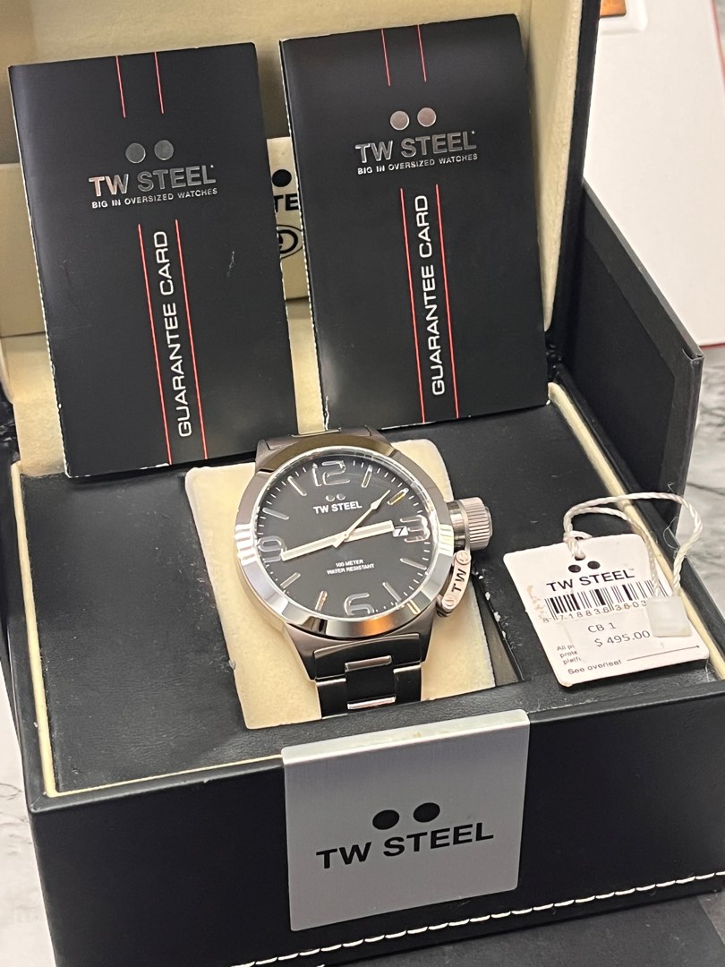 TW STEEL CB1 Canteen Black Dial Men s Watch