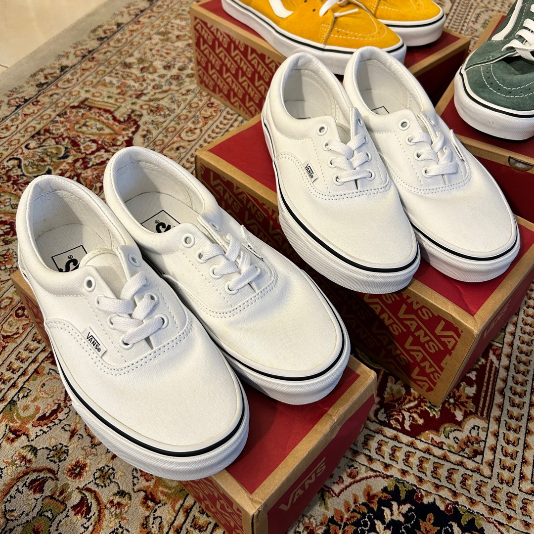 Vans era full white cheap