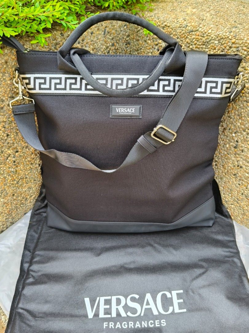 Versace Institutional Canvas Bag Men s Fashion Bags Sling Bags on Carousell