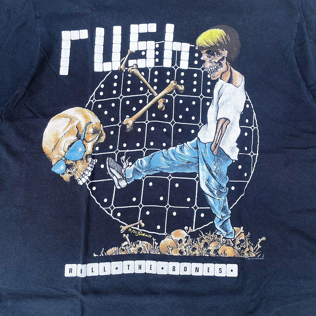 トップス 90s RUSH L/S cut sew made in USA RUSH(ラッシュ) 90S RUSH PUSHEAD T-SHIRT メンズ デッドストック 90s
