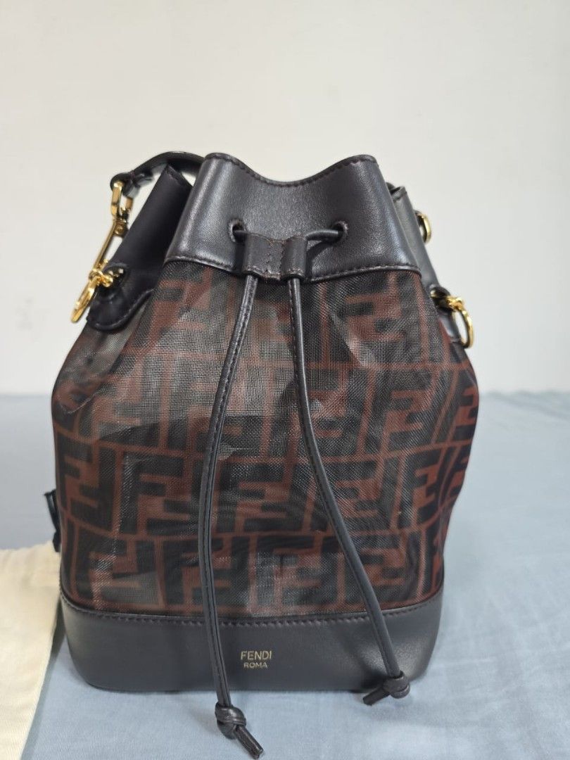 Fendi mesh bucket bag online