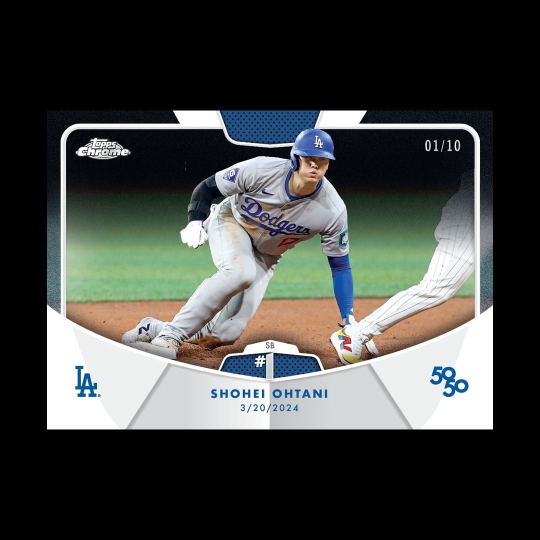 —官方已截單— confirm order 預訂商品 包順豐 面交 2024 Topps 50/50 Shohei Ohtani 10