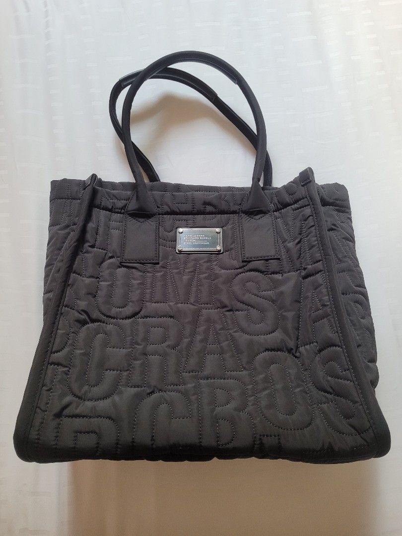 Marc jacobs large quilted nylon tote best sale