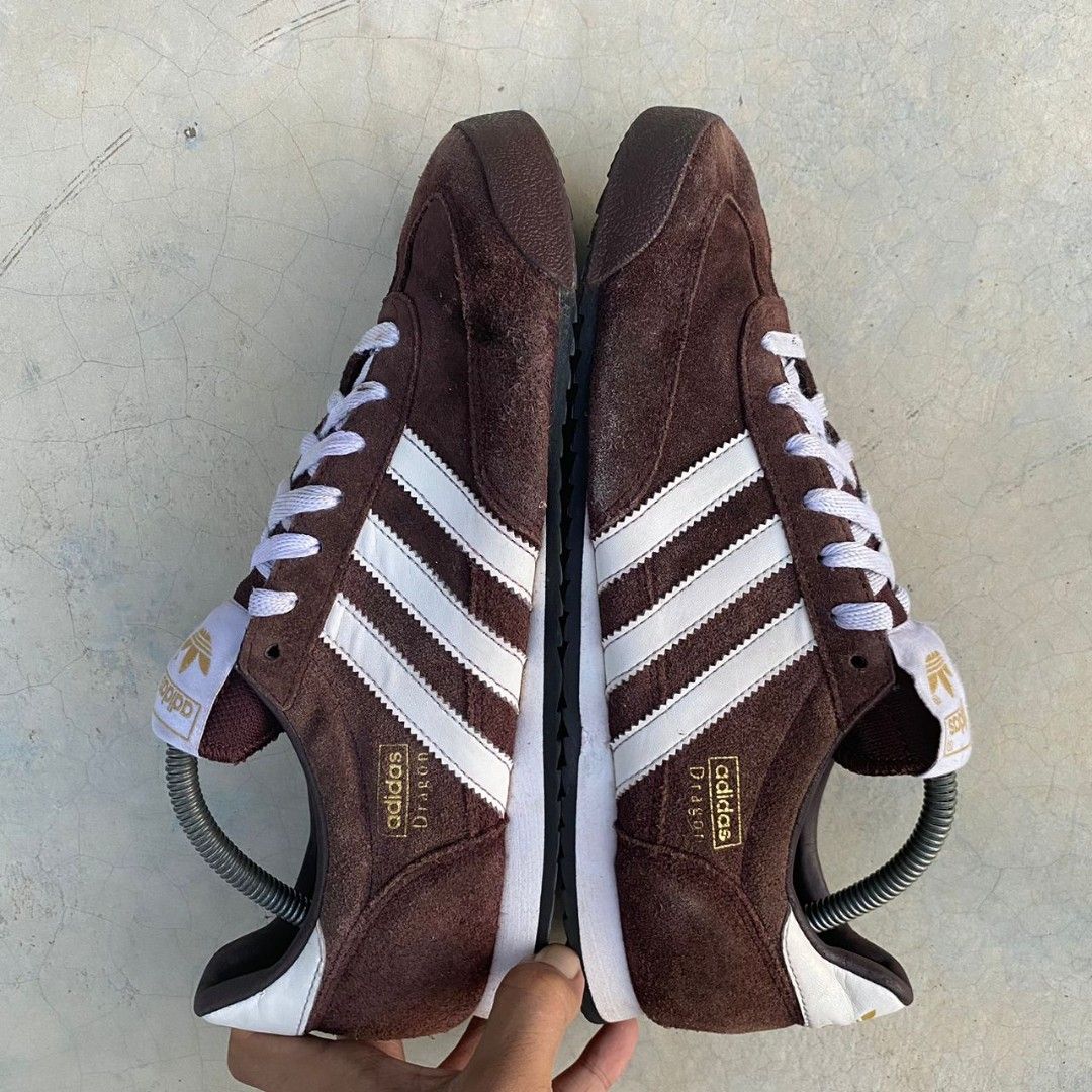 Adidas dragon brown leather shop