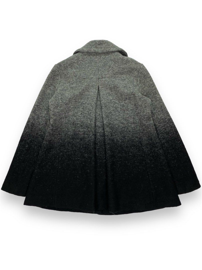 Armani Exchange Winter 2015 Two Tone Wool Coat