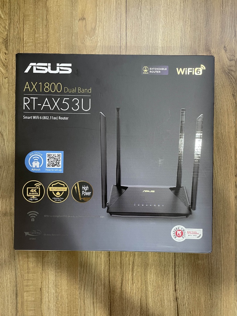 Asus RT-AX53U Router, Computers & Tech, Parts & Accessories, Networking ...