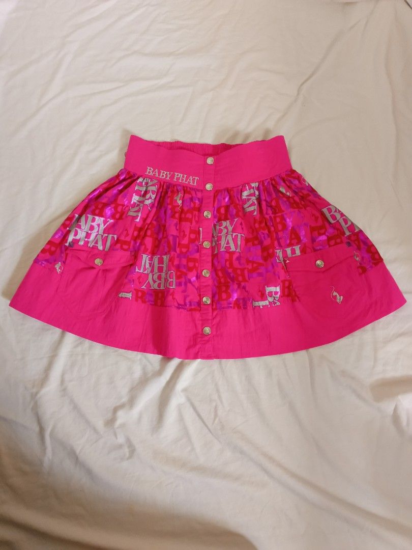 Hot pink skirt 90s shop
