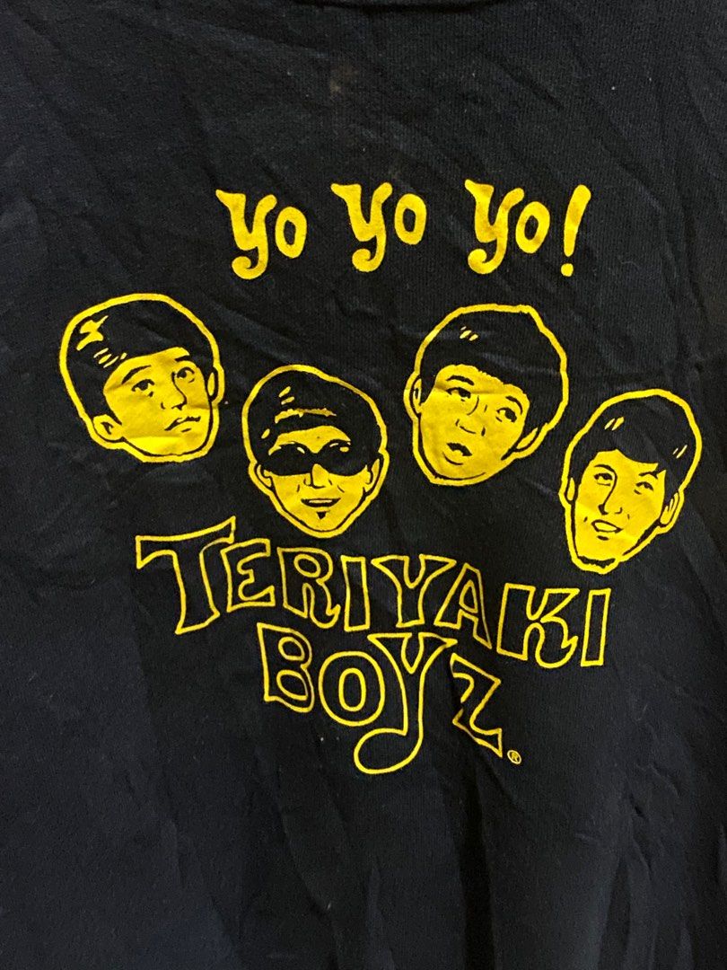 Bape A Bathing Ape x Teriyaki Boyz sweatshirt, Fesyen Pria