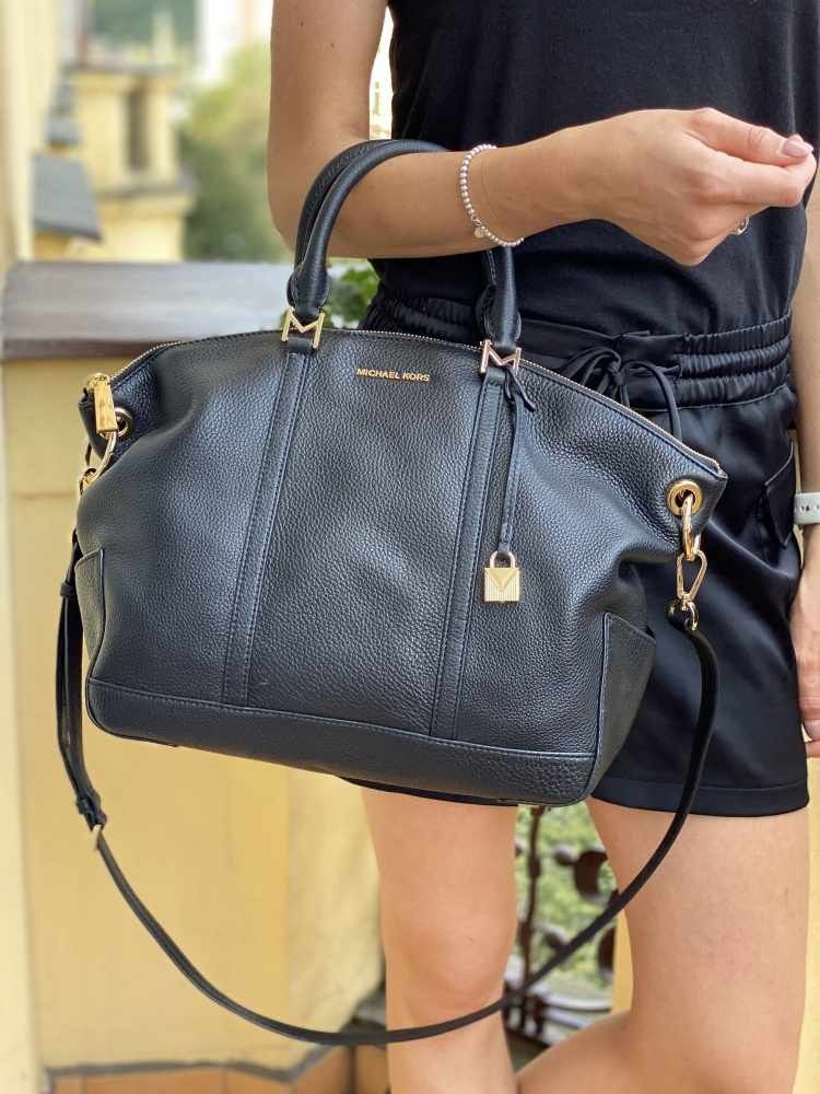 Beckett Large Leather Satchel Black Women s Fashion Bags Wallets Shoulder Bags on Carousell