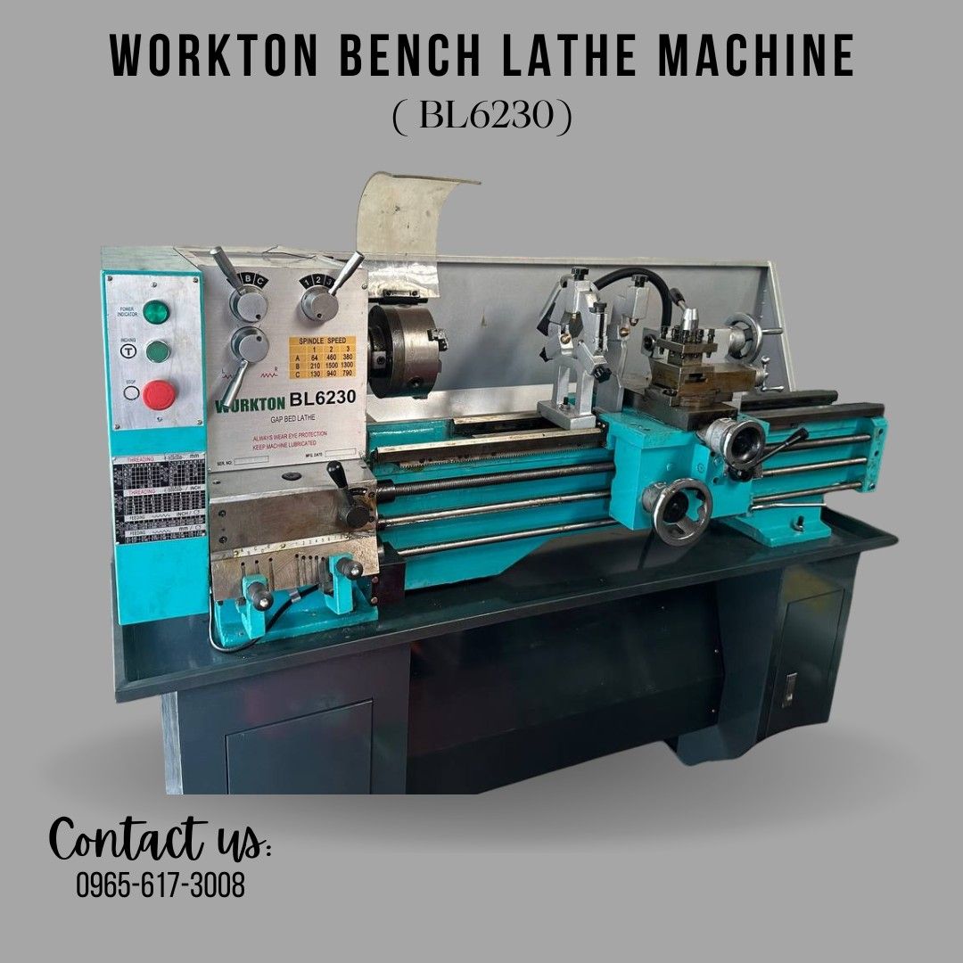 Bench Lathe Machine, Commercial & Industrial, Industrial Equipment on ...