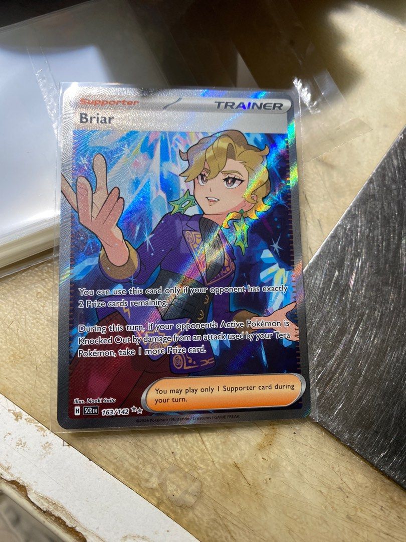 Briar (163/142) - Stellar Crown - Ultra Rare Trainer - Pokemon , ,  & - Carousell