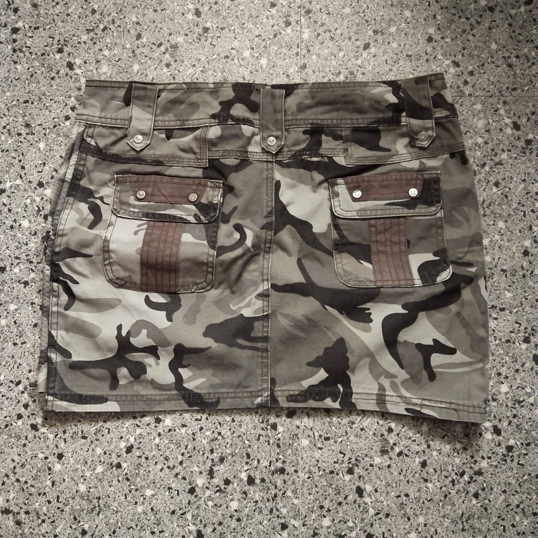 Cargo army skirt top