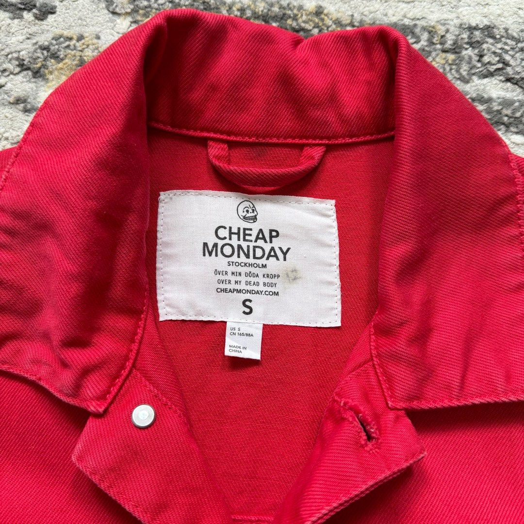 Cheap Monday Stockholm Oversized Denim Jacket Men s Fashion Coats Jackets and Outerwear on Carousell