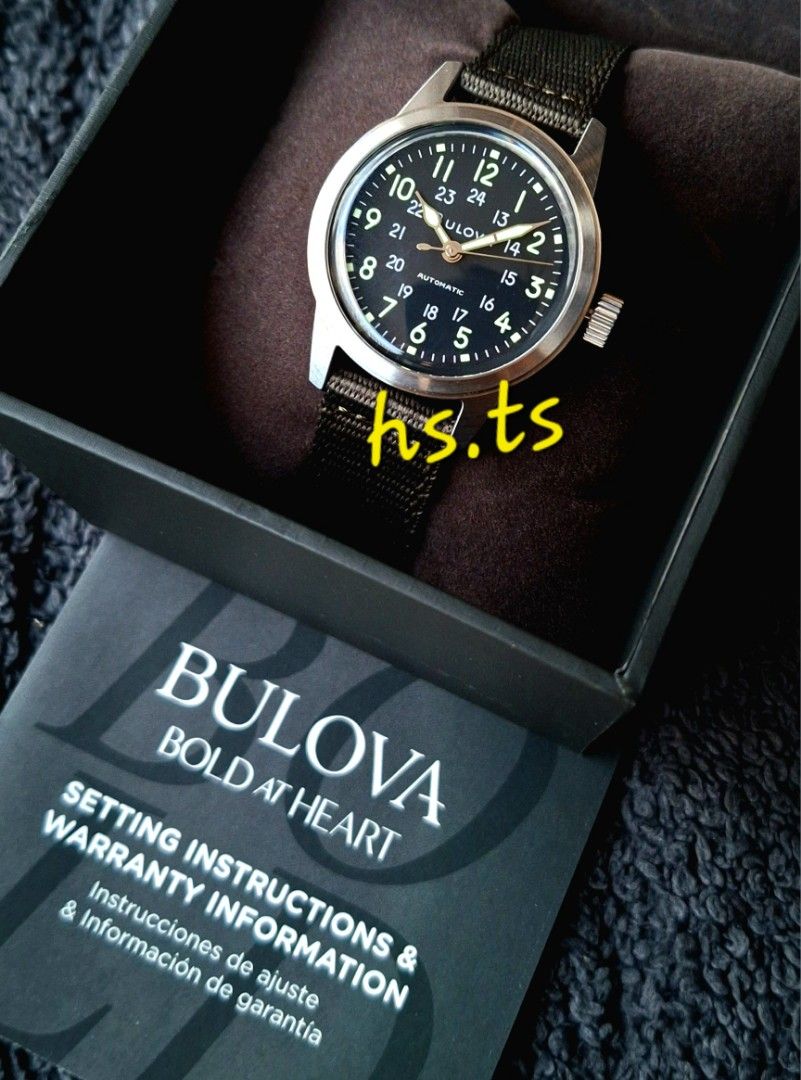 CHEAPEST 2024 Bulova VWI Black Field Watch