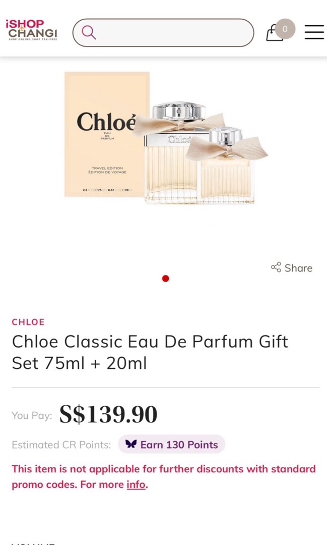 Chloe Edt (75ml 20ml), Beauty Personal Care, Fragrance