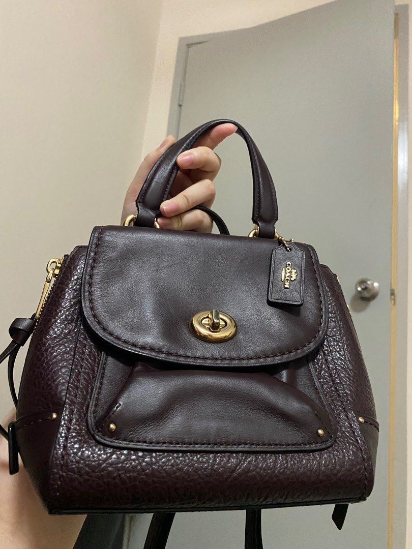 COACH LIMITED EDITION FAYE LEATHER BACKPACK Luxury Bags Wallets on Carousell