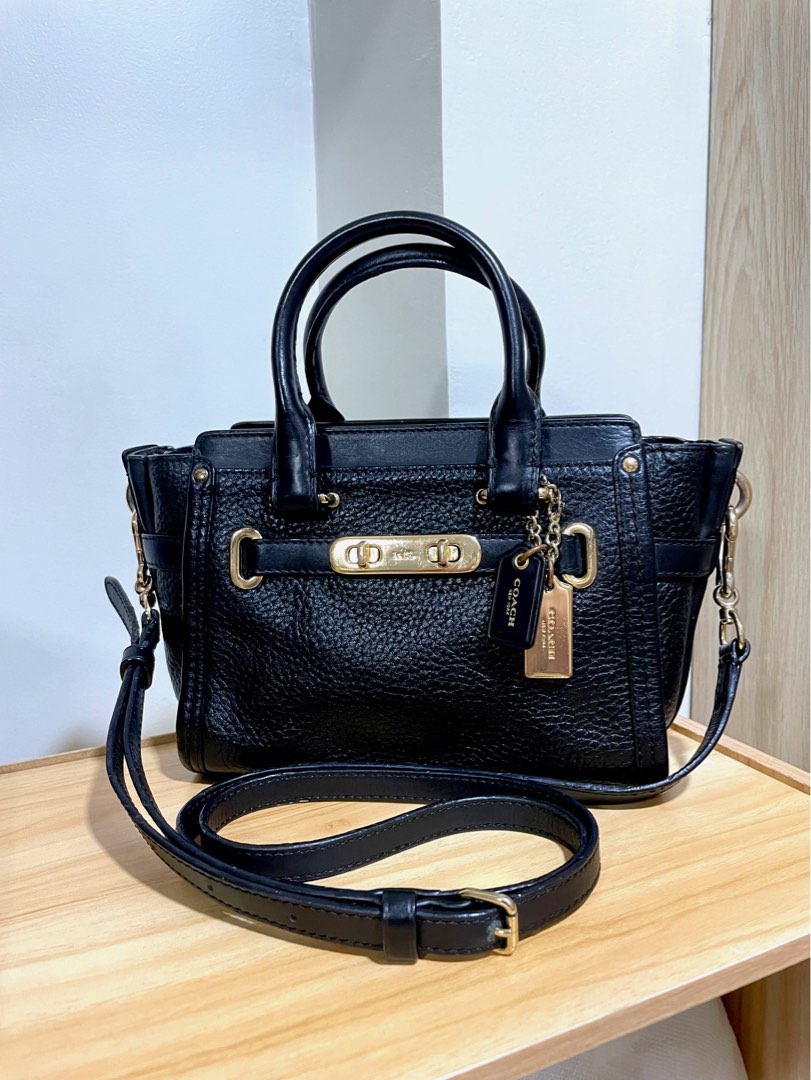 Coach swagger 20 black store