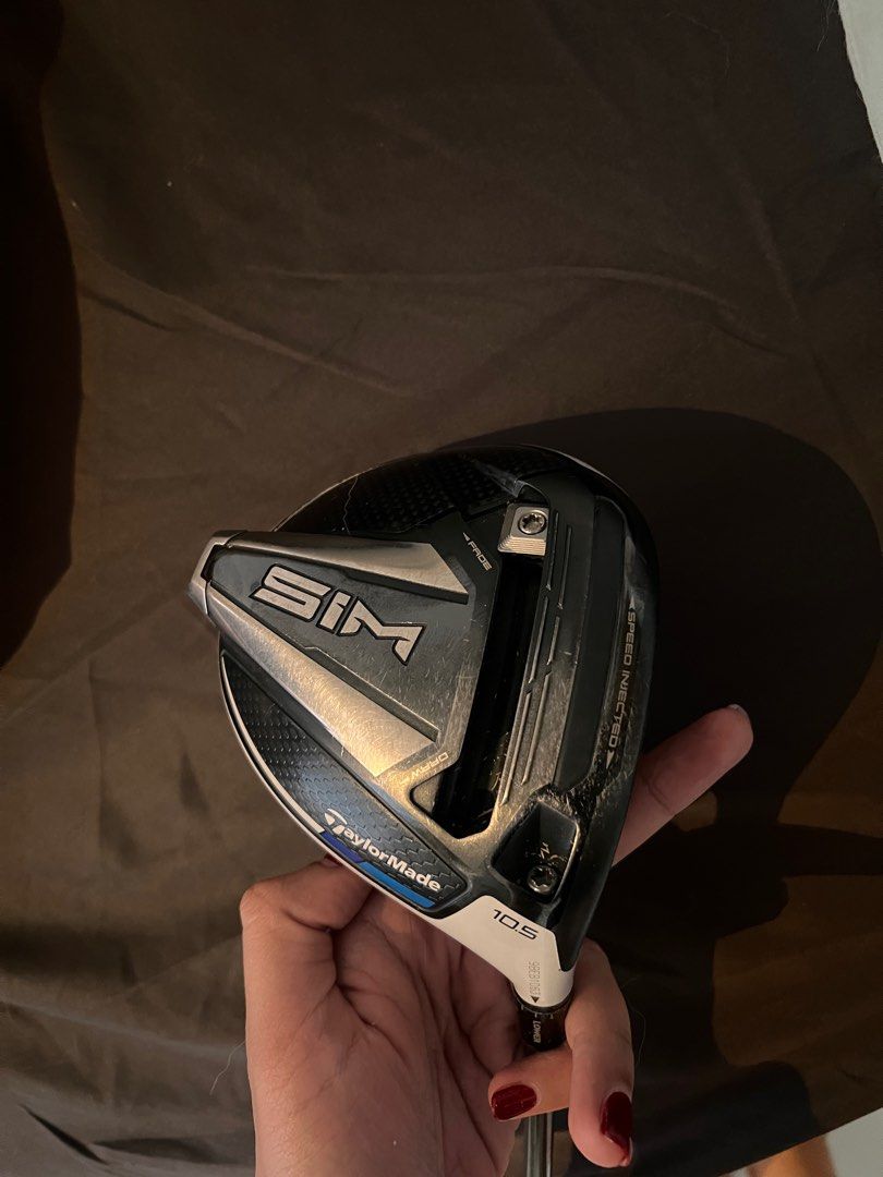 テーラーメイド SIM MAX Dドライバーヘッド10.5(可変ウエイト付属)