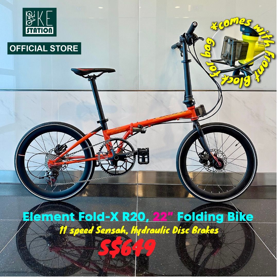 Hydraulic brakes folding bike cheap