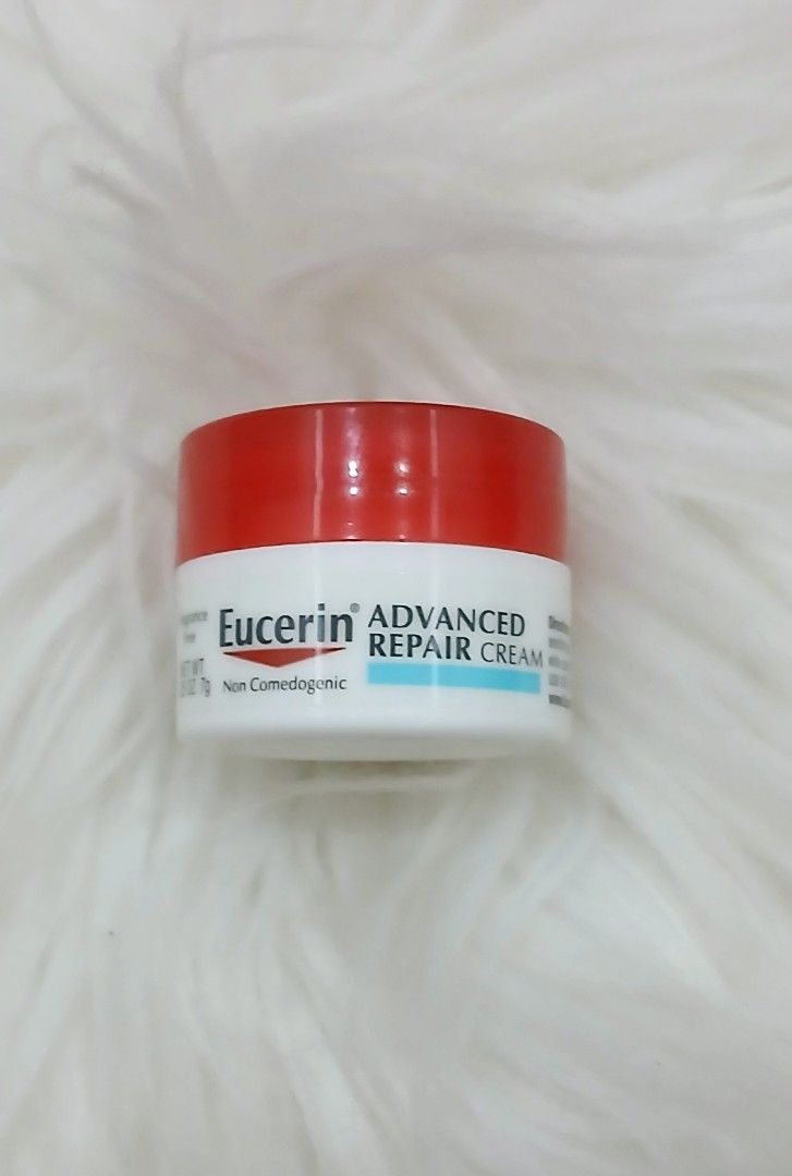 EUCERIN ADVANCE REPAIR CREAM (Category: Face Care) located in San Juan City. Submitted by cashfrancefashioncosmetics_ph (Listing ID 1328344552, Image 1). Description: ADVANCE REPAIR CREAM 7G AUTHENTIC.
