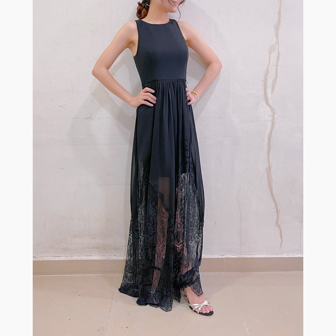 Forever new black lace dress best sale