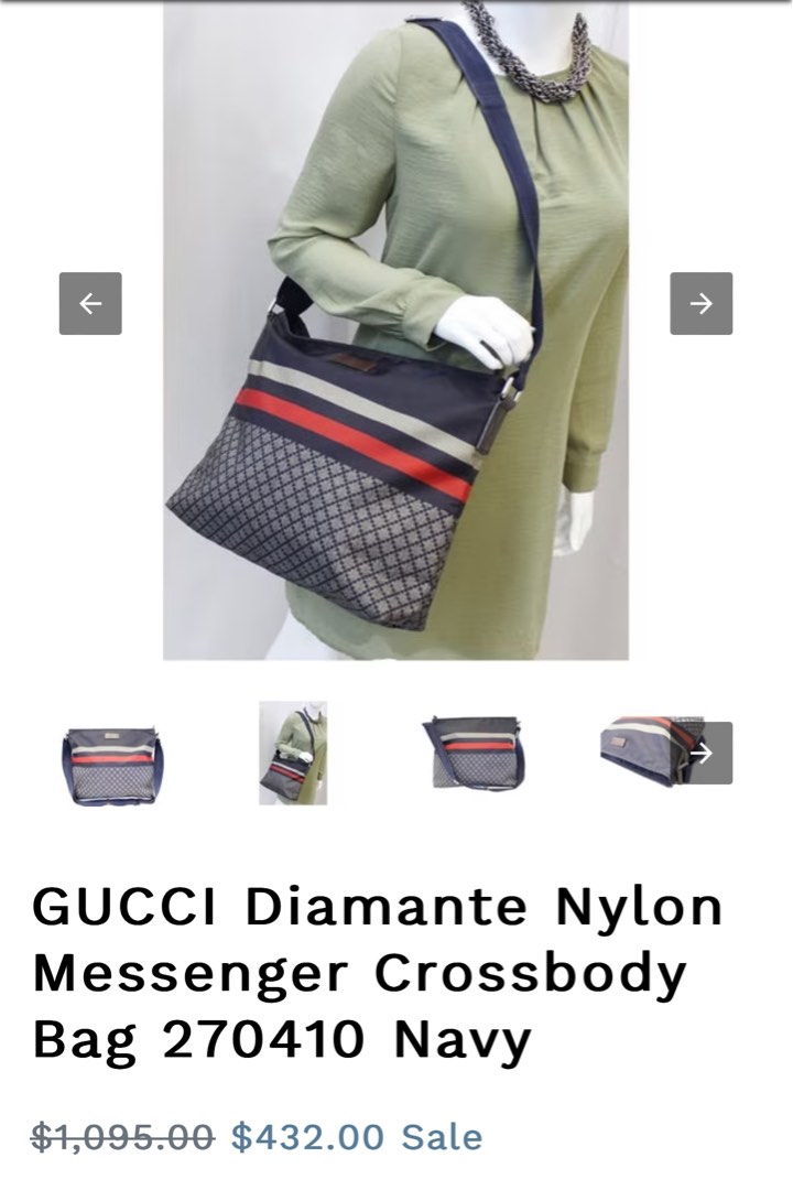 Gucci Diamante Messenger Crossbody Luxury Bags Wallets on Carousell
