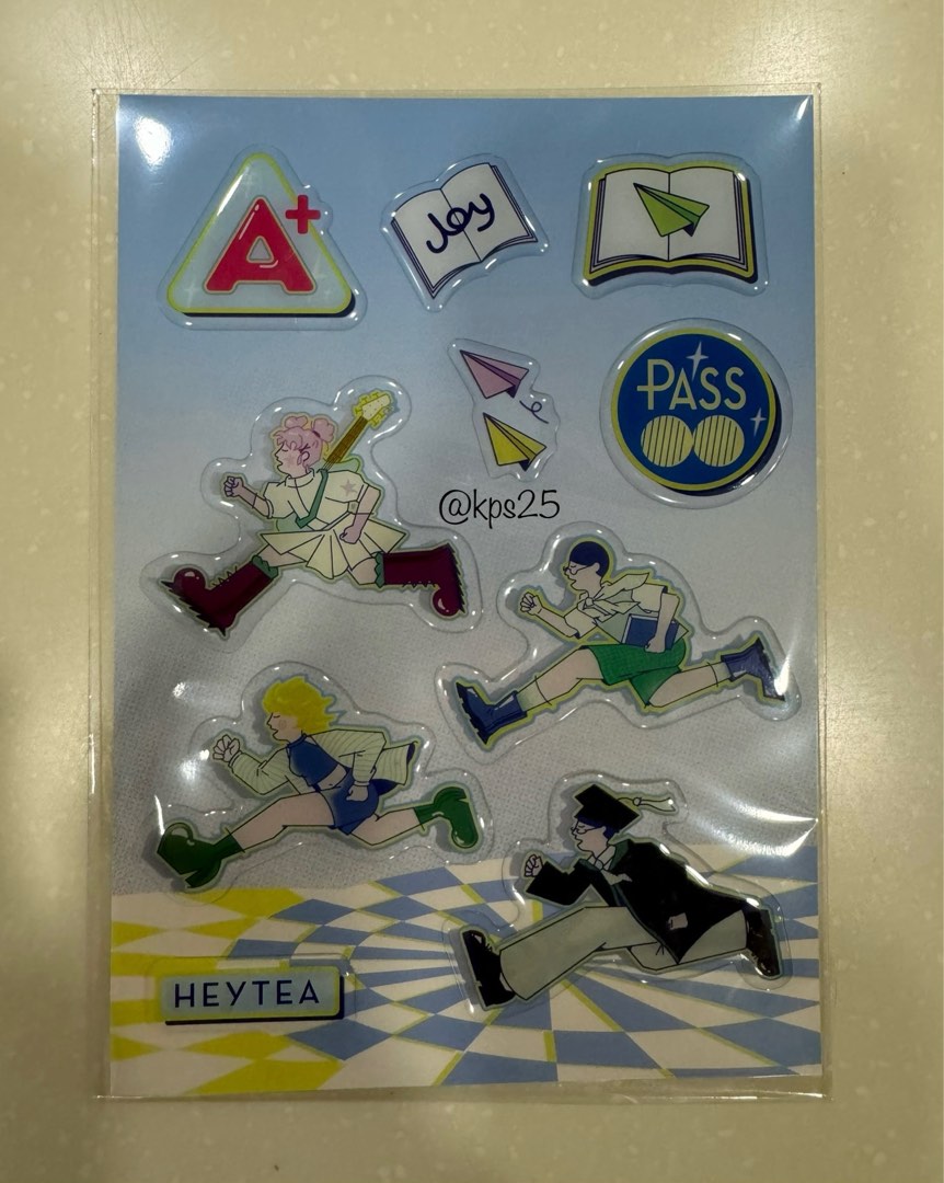 Heytea Back To School Stickers, Hobbies & Toys, Collectibles ...