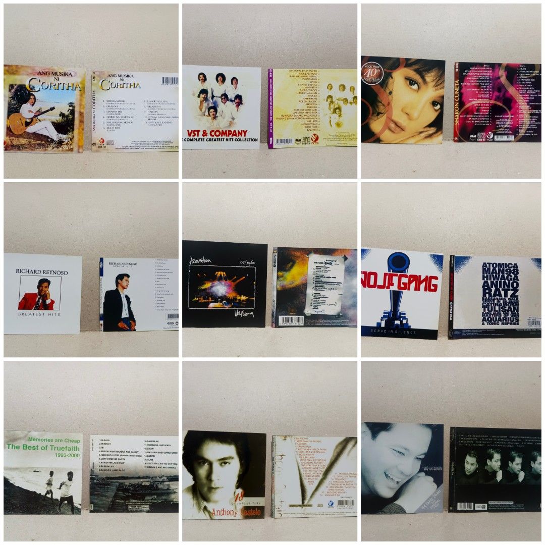 Cd Backing Inlay High Quality Laser Printed Prints for replacement of damage cd inlays ...