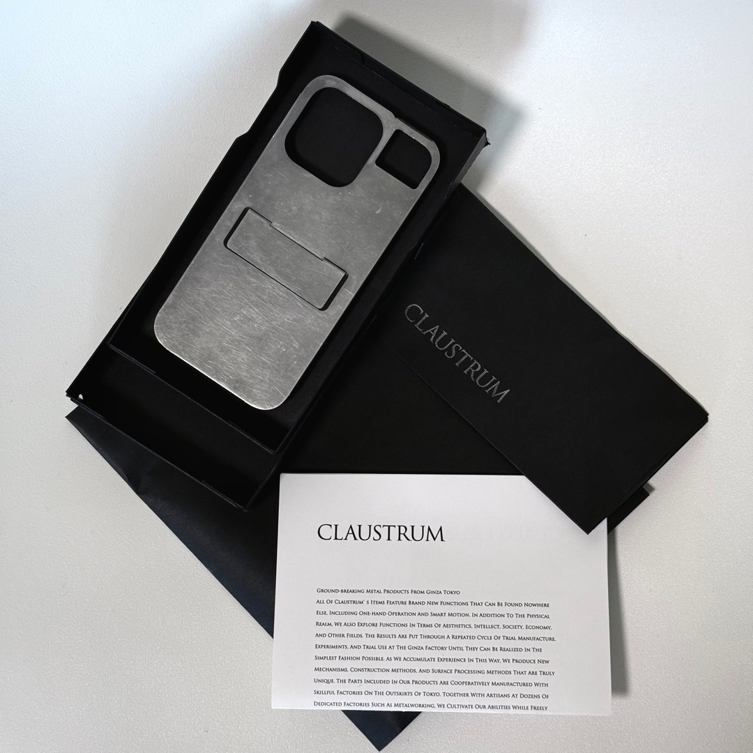 CLAUSTRUM iPhone 15 SERIES FLAP has arrived at ELIMINATOR. . <MODEL> □iPhone  15 □iPhone 15 PRO □iPhone 15 PRO MAX □iPhone 15 PLUS <FINISH> □STRAIGHT  VIBRATION □CONCRETE MATTE □BLACK MATTE . #claustrum #