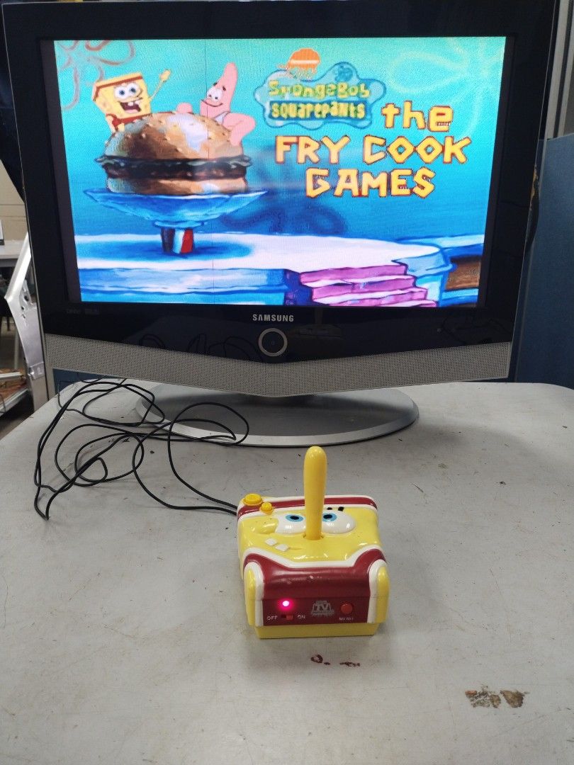 Jakks Pacific SpongeBob SquarePants The Fry Cook Games Plug N' Play TV