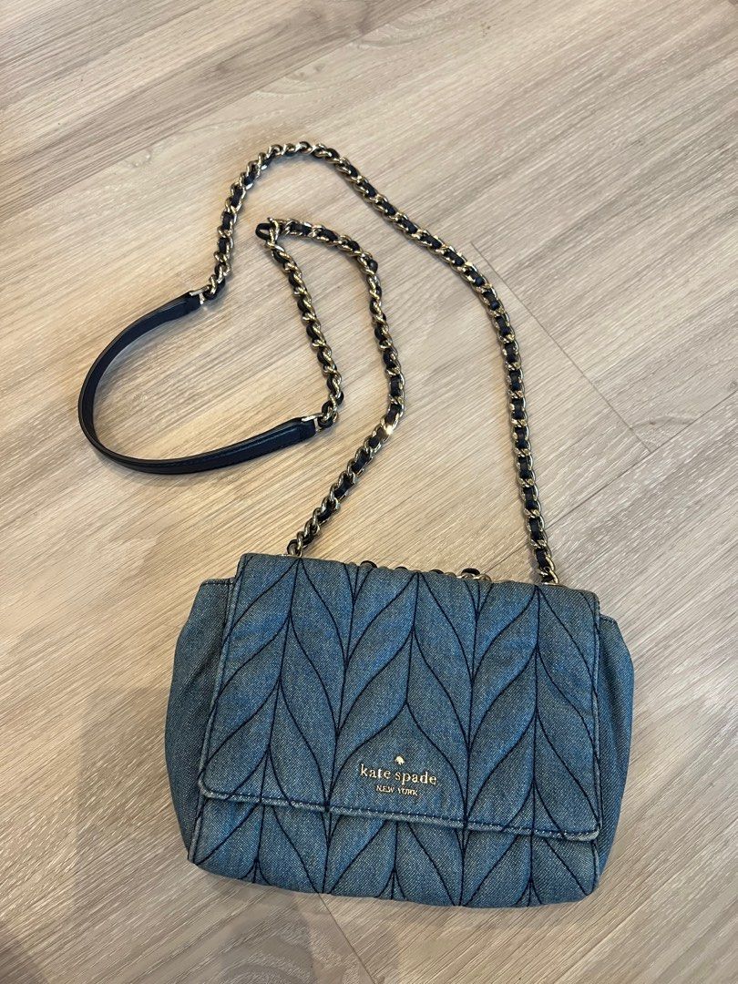 Briar lane quilted denim mini emelyn top