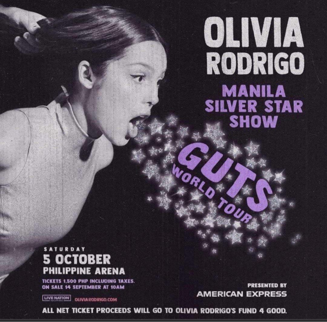 LF 2 Olivia Rodrigo Guts Tickets (Category: Events Tickets) located in Makati City. Submitted by techdealss (Listing ID 1328279842, Image 1). Description: .