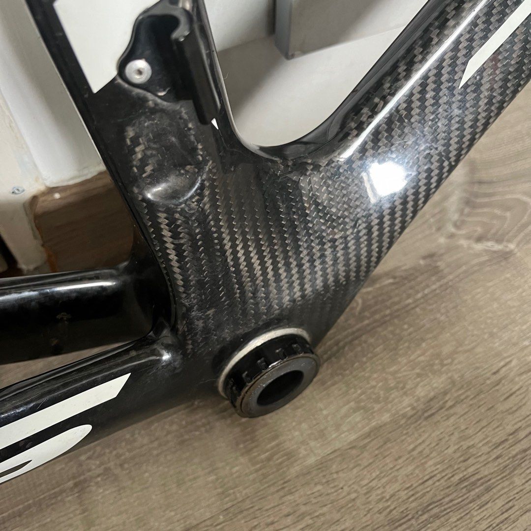 WTS WTT Lightweight Carbon Bike Frame Matrix F35 Probably one of one in SG Sports Equipment Bicycles Parts Bicycles on Carousell