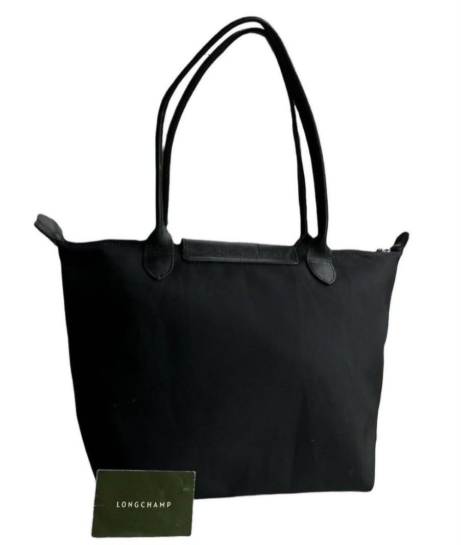 Black Le Pliage Neo Large Nylon Tote Longchamp Authentic Le Pliage