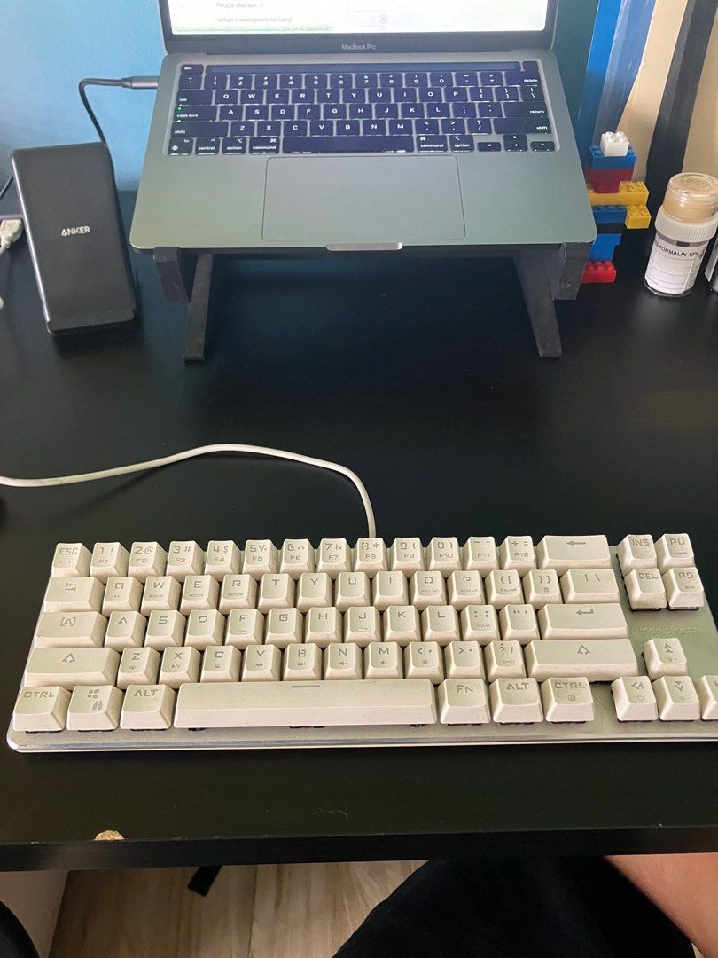 MagicForce Mechanical Keyboard (Brown Gateron) (Category: Computer Keyboard) located in San Juan City. Submitted by stillgoodsecondhand (Listing ID 1328295524, Image 1). Description: Good for new MKB users. It’s a 68key, so if you want to test out small form factors this might be a good trial. I included a screenshot of a keyboard test. All the keys are working. **Recommend to plug directly to the computer, USB hubs (if it contains many connectio